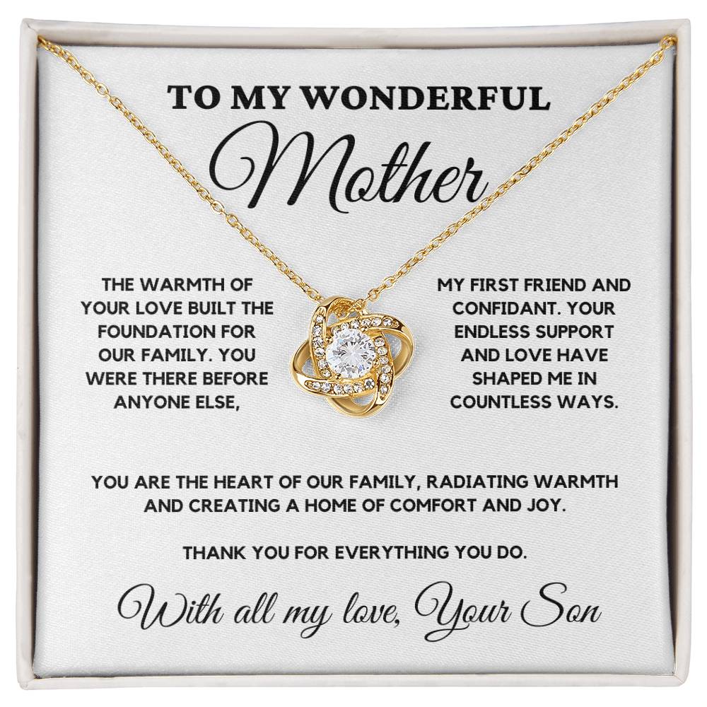 To My Wonderful Mother - You Are The Heart of Our Family