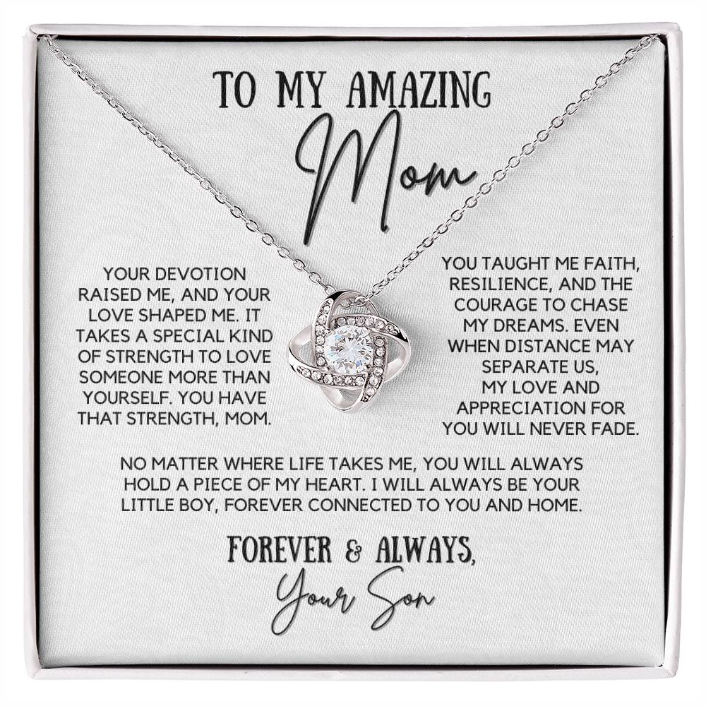 To My Amazing Mom - Forever Connected to You and Home